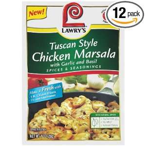 LAWRYS Tuscan Style Chicken Marsala with Garlic and Basil Meal 