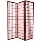 Oriental Furniture Window Pane Shoji Screen in Walnut   Width 102