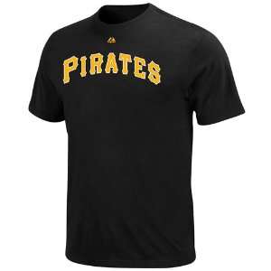  Majestic Pittsburgh Pirates Cooperstown Official Wordmark 