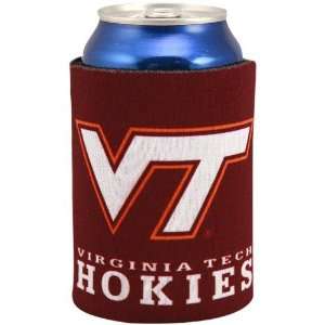   Virginia Tech Hokies Maroon Collapsible Can Coolie