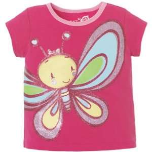   The Childrens Place Girls Butterfly Graphic Shirt Sizes 6m   4t Baby