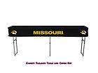Missouri Tigers NCAA 104 Tailgate Canopy Buffet & Bar Folding Table 