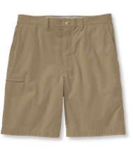 Easy Care Bush Poplin Shorts, Natural Fit