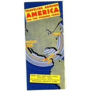  Panama Pacific Traveling Around America Brochure 1929 