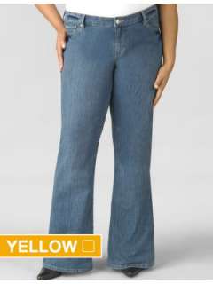 LANE BRYANT   Right Fit stretch flare jean  