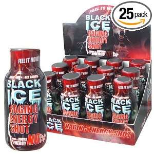  Black Ice Raging Energy Shot 2oz (12 Count) Health 