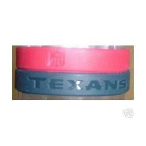  WRISTBAND NFL TEXANS 3 PACK