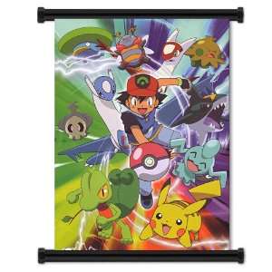  Pokemon Anime Fabric Wall Scroll Poster (16x22) Inches 