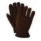   A75015BRWXL Mens Genuine Leather Suede Gloves Extra Large Brown