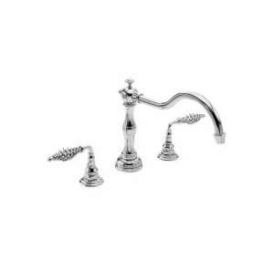   Roman Tub Faucet, Twisted Cage Handles NB3 2106 15S: Home Improvement