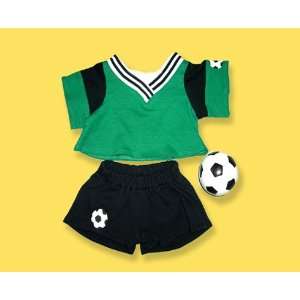  2021 Green & Black Soccer Uniform Clothes for 14   18 