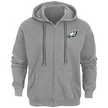Philadelphia Eagles Mens Custom Full Zip Hooded Sweatshirt    