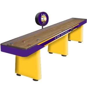   Louisiana State LSU Tigers New Pro 14ft Shuffleboard Table: Sports