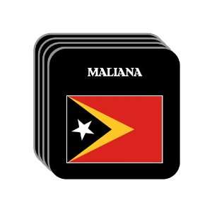 East Timor   MALIANA Set of 4 Mini Mousepad Coasters