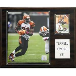  NFL Terrell Owens Cincinnati Bengals Player Plaque: Sports 