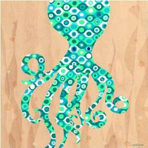  Spotty Octopus Canvas Wall Art