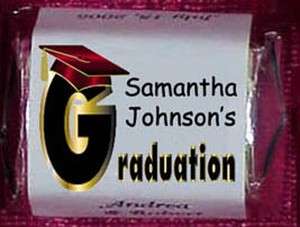 GRADUATION & Cap Tassel Candy Wrappers Personalized PARTY Favors 