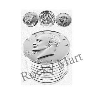   Dollar Tobacco Grinder Eisenhower $1 Coin Style Metal 