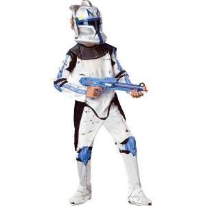  Star Wars Clone Wars Trooper Leader Rex Kids Costume 