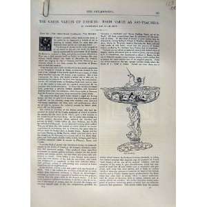  1870 Art Journal Dresden Nef Ivorynautilus Cup Ostrich 