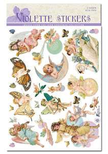 Violette Fairy Party Angel stickers   Now Back  