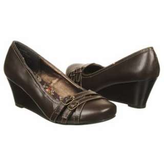 Womens JELLYPOP Prosper Dark Brown Smooth Shoes 