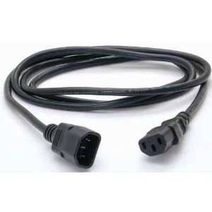   Iec320 Power Extension Cord Cable Top Notch Parts Black Electronics