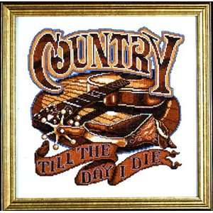  Country Music 14 x 14 Counted Cross Stitch Kit