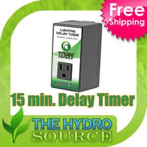 Titan Controls Hades 1   15 Minute Delay timer lighting hydroponics 
