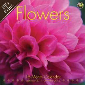  Flowers 2012 Wall Calendar: Office Products