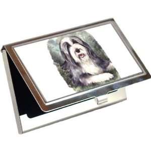    Bearded Collie Business Card / Credit Card Case: Office Products