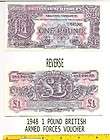 British Armed Forces 10 new pence 1960 special voucher   