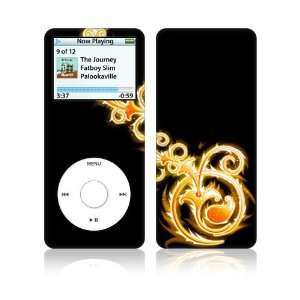 Apple iPod Nano (1st Gen) Decal Vinyl Sticker Skin   Abstract Gold