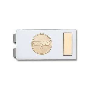   Nickel Plated with Gold Plated Insert) Money Clip: Sports & Outdoors