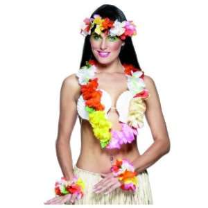  Multi Set Leis with Head Band and Wrist Bands [Toy] Toys & Games