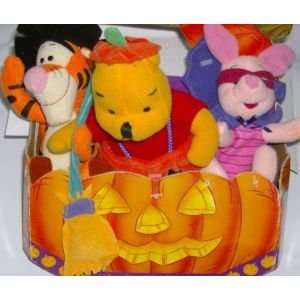   Halloween Plush Set Pooh Piglet & Tigger in Costumes: Toys & Games
