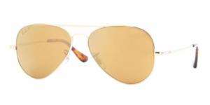 Ray Ban RB 8029 Sonnenbrille TITAN Gold 040KN limited  