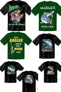 Fun T Shirt Angler, Fliegenfischen, Angel Rute, Angeln  