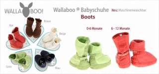 WALLABOO Stiefel Babyschuhe Baby Schuhe 6 12 Mon. GRÜN  