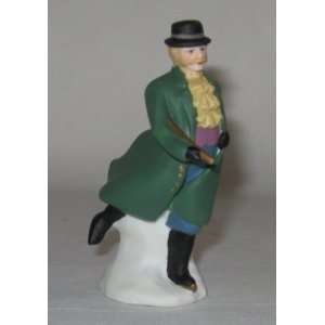 Russ Porcelain Figurine  A Yuletide Remembrance   Man in 