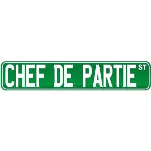 New  Chef De Partie Street Sign Signs  Street Sign Occupations 
