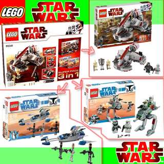 NEU LEGO Star Wars 66341 3er Super Pack 8091 8014 8015  