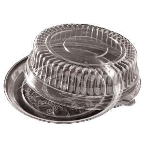 EMI Yoshi Clear PET Plastic 12 Dome Lid for Round Tray   Case  25 