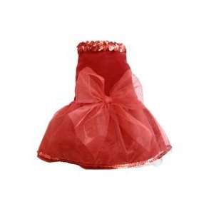 Stunning Little Red Dog Dress (Medium) 