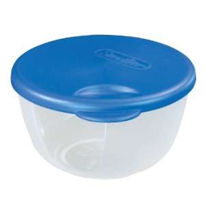 Sterilite Flavor Saver 1 Cup Round See Through with Blue Sky Lid, 12 