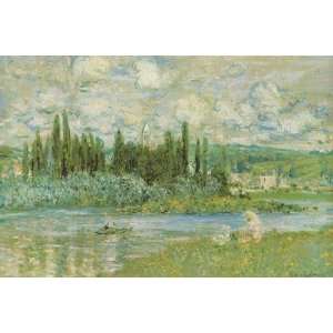  Claude Monet   Seine River   Canvas: Home & Kitchen