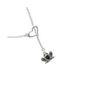  Frog Front Heart Lariat Charm Necklace [Jewelry] Jewelry