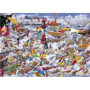  Gibsons Jigsaw Puzzle I Love Boats (1000 Pieces) Toys 