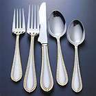new waterford flatware 5 piece place setting powerscourt gold discont
