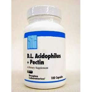 Douglas Labs   DL Acidophilus plus Pectin 100 caps [Health and Beauty 